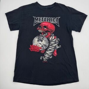 Metallica Pushead‎ T Shirt Small Black Madly in Anger with the World Spencer's